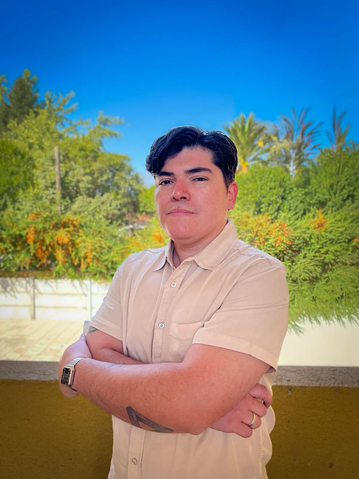 Retrato de javier flores